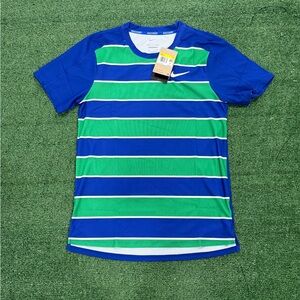 Nike Court Advantage Dri-fit ADV Tennis Shirt Tee Men's Small $90 NWT FZ6934-539